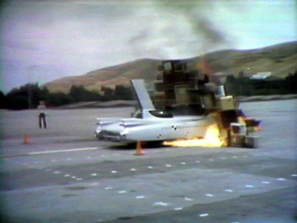 video still from ant farm, media burn, 1975. courtesy of electronic arts intermix.